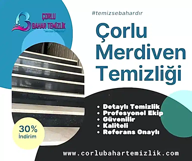 Corlu Merdiven Temizligi 2024