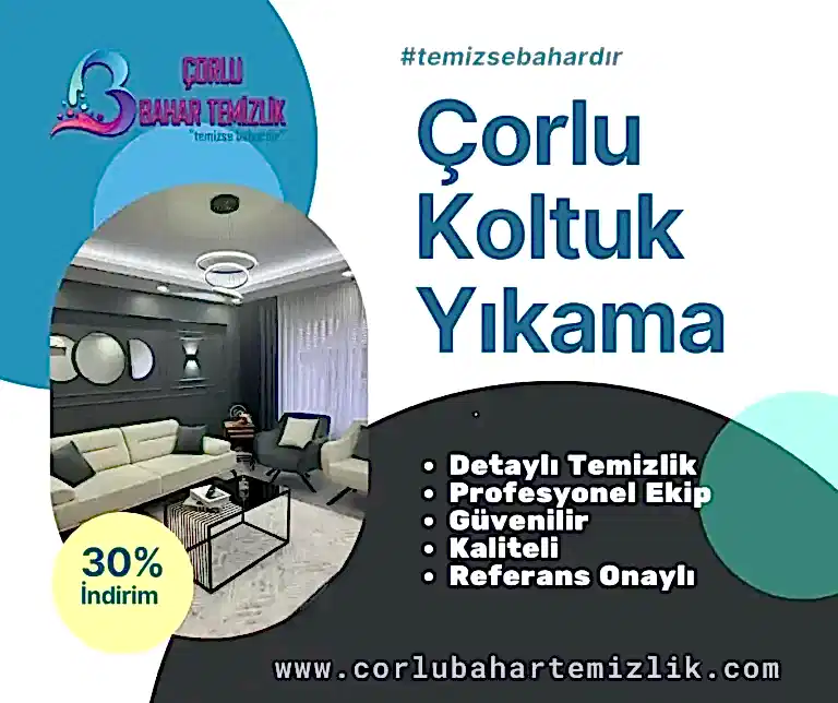 Corlu Koltuk Yıkama 2024